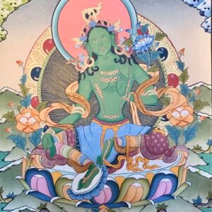 Green Tara Thangka