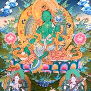 Green Tara Thangka