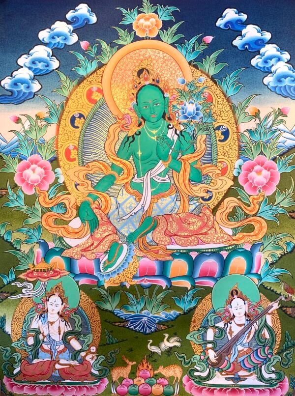 Green Tara Thangka