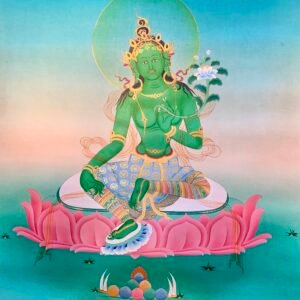 Green Tara Thangka