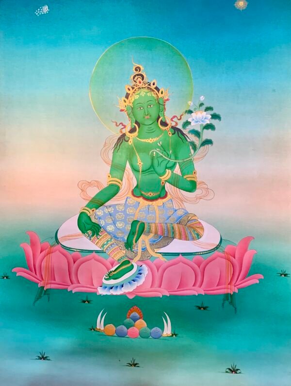 Green Tara Thangka