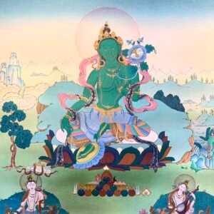 Green Tara Thangka