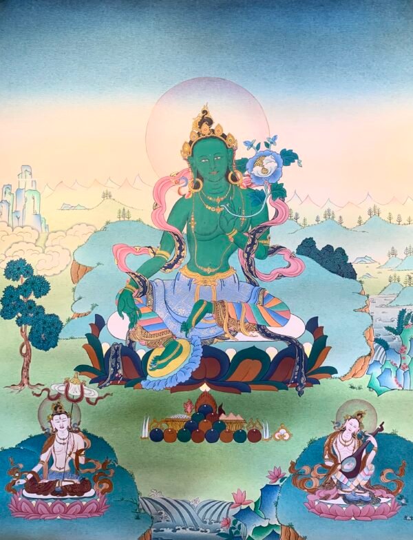 Green Tara Thangka