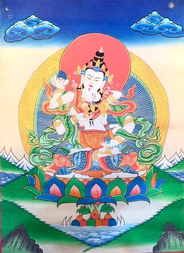 Vajrasattva Thangka Painting