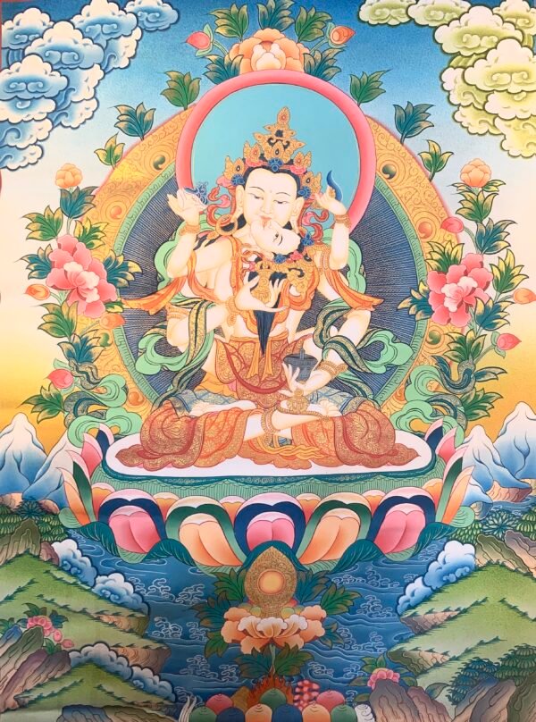 Vajrasattva Thangka Painting