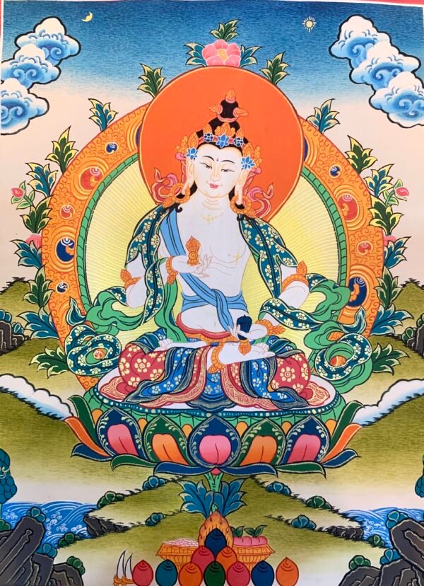 Vajrasattva Thangka Painting