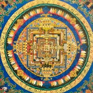 Kalachakra Mandala Thangka Painting