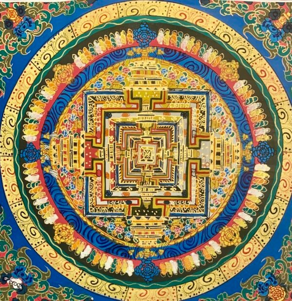 Kalachakra Mandala Thangka Painting