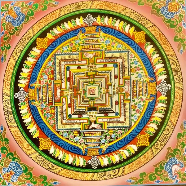 Kalachakra Mandala Thangka Painting