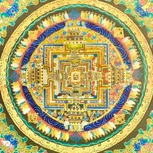 Kalachakra Mandala Thangka Painting