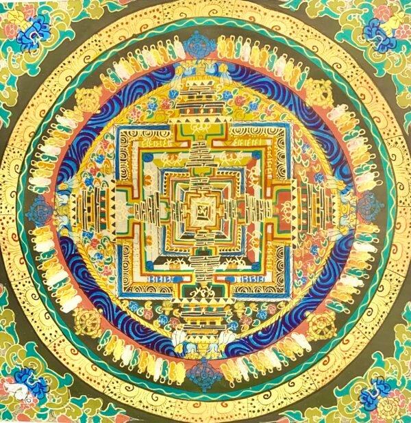 Kalachakra Mandala Thangka Painting