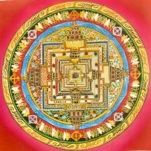 Kalachakra Mandala Thangka Painting