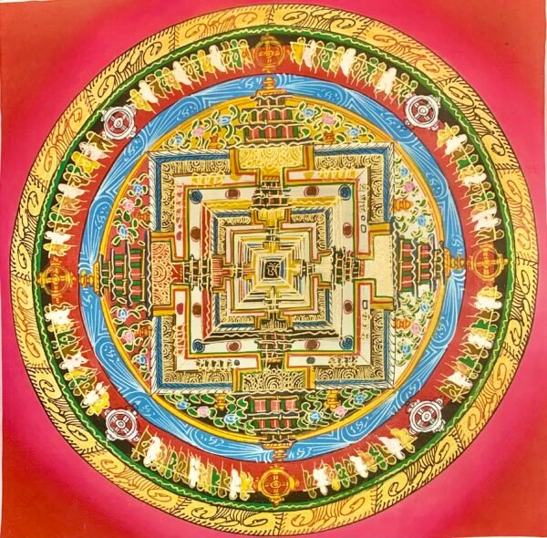 Kalachakra Mandala Thangka Painting