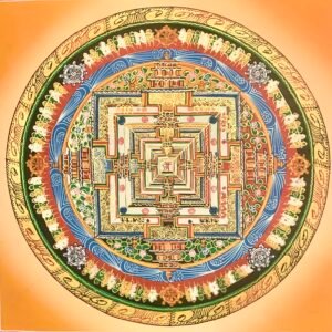 Kalachakra Mandala Thangka Painting