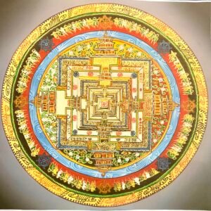 Kalachakra Mandala Thangka Painting