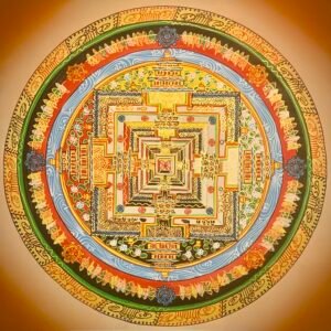 Kalachakra Mandala Thangka Painting