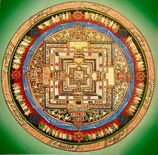 Kalachakra Mandala Thangka Painting