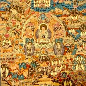 Life of Buddha Thangka