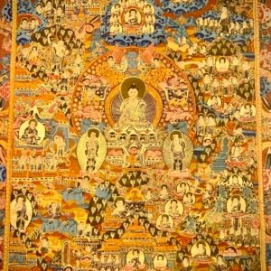 Life of Buddha Thangka