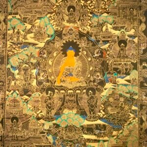 Buddha Life Story Thangka 60*45