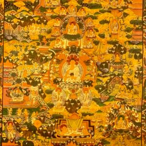 Life of Buddha Thangka