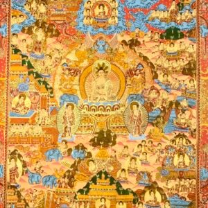 Life of Buddha Thangka