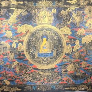 Life of Buddha Thangka