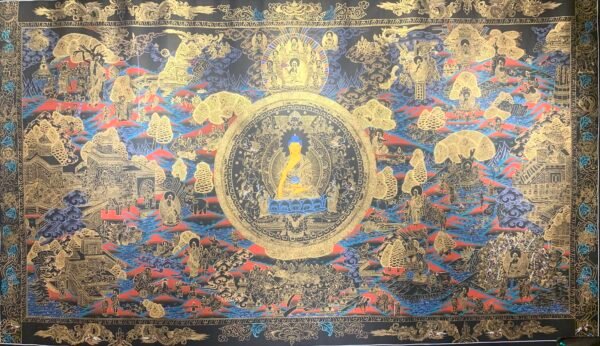 Life of Buddha Thangka