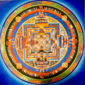 Kalachakra Mandala Thangka Painting