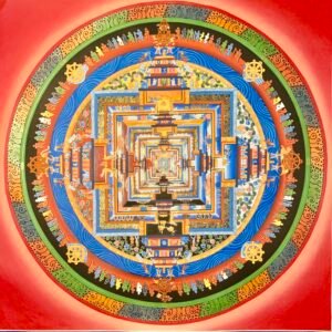 Kalachakra Mandala Thangka Painting