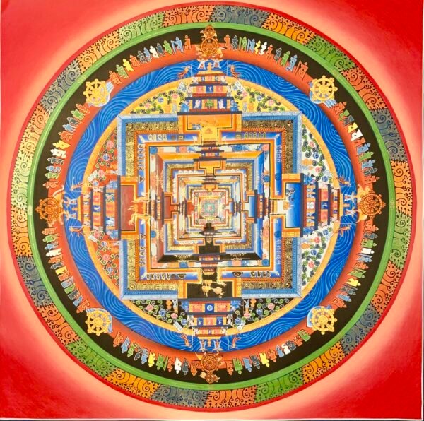 Kalachakra Mandala Thangka Painting