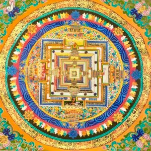 Kalachakra Mandala Thangka Painting