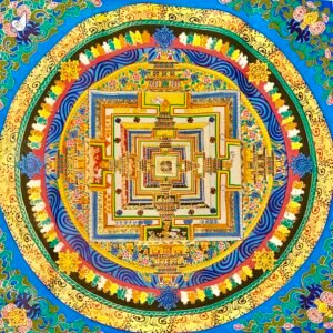 Kalachakra Mandala Thangka Painting