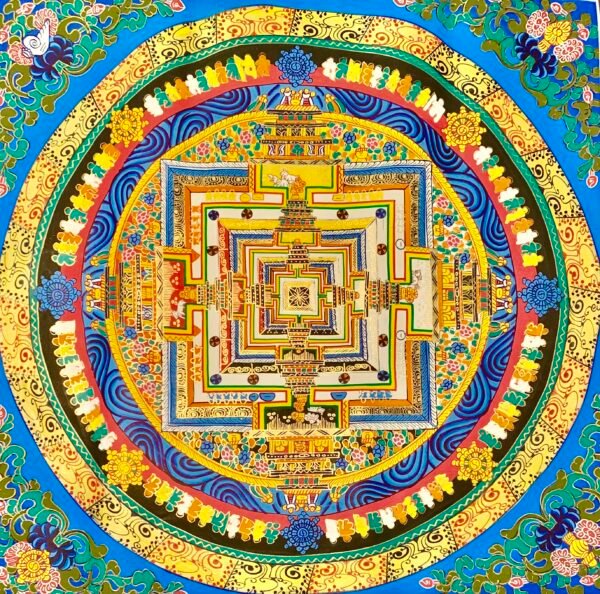 Kalachakra Mandala Thangka Painting