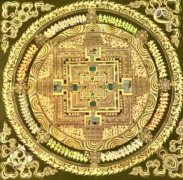 Kalachakra Mandala Thangka Painting