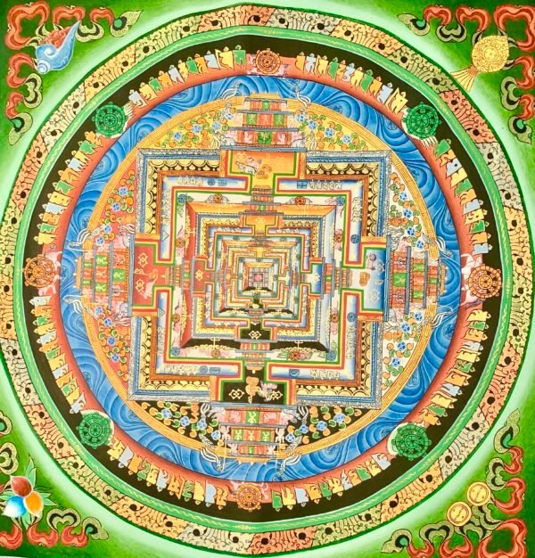 Kalachakra Mandala Thangka Painting