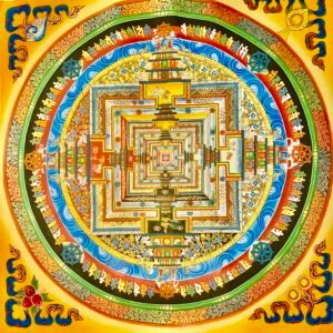 Kalachakra Mandala Thangka Painting