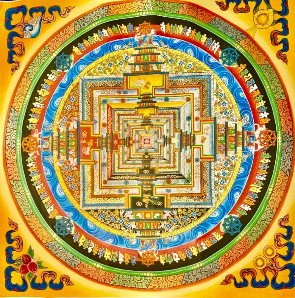 Kalachakra Mandala Thangka Painting