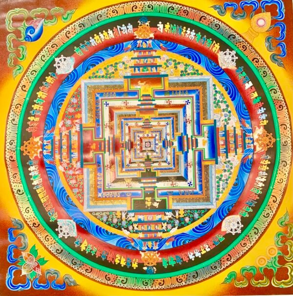 Kalachakra Mandala Thangka Painting