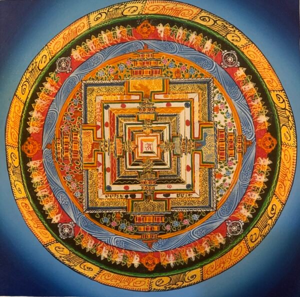 Kalachakra Mandala Thangka Painting